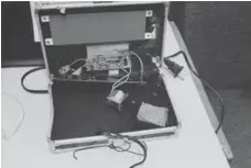  ?? IRVING POLICE/THE ASSOCIATED PRESS ?? An English teacher at Ahmed Mohamed’s high school thought this homemade clock looked like a bomb and contacted authoritie­s.