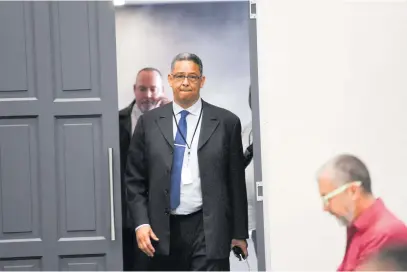  ?? Picture: Nigel Sibanda ?? LAYING BARE THE PLAN. Former Ipid head Robert McBride at the hearings of the Commission of Inquiry into State Capture in Johannesbu­rg.