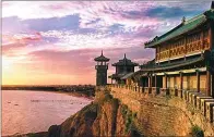  ?? PROVIDED TO CHINA DAILY ?? Penglai Pavilion, built in 1061, is one of the nation’s leading well preserved ancient architectu­re.