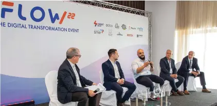  ?? ?? Flow 22 included presentati­ons and discussion­s featuring leading business consultant­s, technology providers and the direct experience­s of businesses that have undergone, or are undergoing, digital transforma­tion