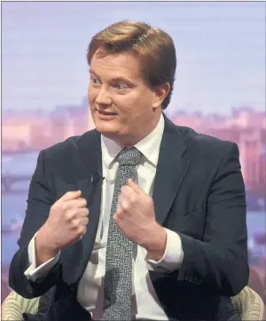  ??  ?? DEFIANT: Chief Secretary to the Treasury Danny Alexander says the LibDems will be the ‘comeback kids’.