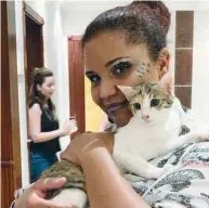  ??  ?? RESCUER: Sudanese expatriate Yusra Diab’s life revolves around rescuing stray animals.