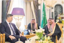  ??  ?? Plenković i kralj Saudijske Arabije Salman bin Abdulaziz Al Saud