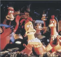 ?? ?? A scene from the original Chicken Run animated film by Nick Park