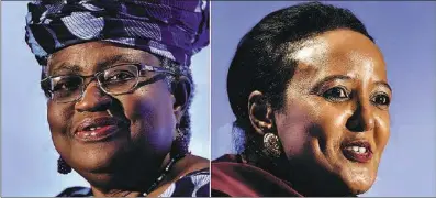  ??  ?? Ngozi Okonjo-Iweala
Amina Mohamed