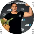  ??  ?? Shot putter Dame Valerie Adams will be muscling in on her fifth Olympics.