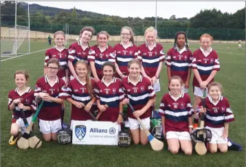  ??  ?? The Scoil Chualann team who played some great camogie at the blitz in Bray.