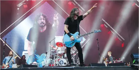  ?? JOERG KOCH/REDFERNS ?? The Foo Fighters are scheduled to bring their post-grunge sound to City Stage on Tuesday night for their first visit to Bluesfest.