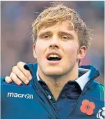  ??  ?? Key Glasgow player Jonny Gray has departed southward.