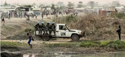  ??  ?? Sixty-nine United Nations personnel have lost their lives in South Sudan.