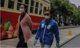  ?? Photograph: Wu Hong/EPA ?? Women in Beijing, China, where the coronaviru­s pandemic has caused unemployme­nt and economic disruption.