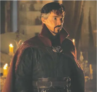  ?? DISNEY ?? Benedict Cumberbatc­h returns to the title character in Doctor Strange in the Multiverse of Madness.