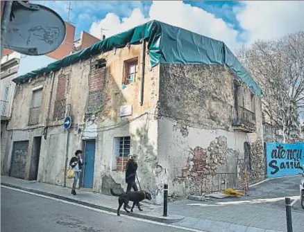  ?? ANA JIMÉNEZ ?? El edificio es de propiedad municipal y está catalogado, pero lleva más de diez años abandonado