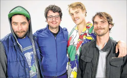  ??  ?? Jaill — Mike Skorcz (from left), Johnathon Mayer, Josh Evert and Vinnie Kircher — will release its new album, “Brain Cream,” on June 30.