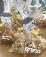  ??  ?? Snack attack: Seir Company’s Chicharot is made of pork and chicken skin served in a variety of flavors.