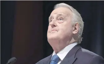  ??  ?? Former Canadian prime minister Brian Mulroney said Canada will face a “rough negotiatio­n” when the three sides eventually sit down for a NAFTA rewrite.