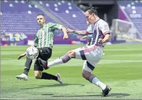  ?? FOTO: GETTY ?? Valladolid y Real Betis firmaron un insufiente empate en el José Zorrilla