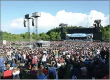  ??  ?? Slane Castle rocks again!