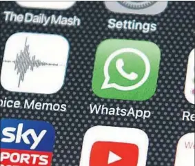  ??  ?? WhatsApp ya encripta sus mensajes de extremo a extremo