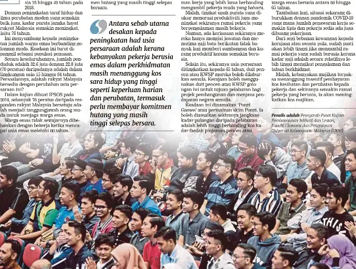 Naik Usia Persaraan Lebih Banyak Implikasi Negatif Pressreader