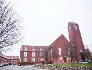  ?? ?? Sankt Markus Kirke i Aarhus, hvor Peter Brøndum er sognepraes­t. Foto: Benjamin Nørskov.