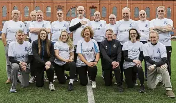  ?? ?? January’s Prostate FFIT sessions at Rangers’ Ibrox stadium in Glasgow were a success.