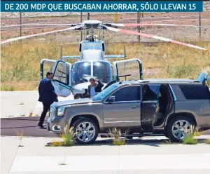  ??  ?? el gobernador fue criticado debido a que se trasladó en una aeronave a Cuauhtémoc