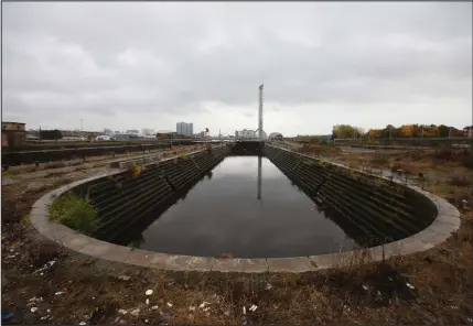  ??  ?? An artist’s impression, below right, of developer New City Vision’s plans to transform Govan’s Graving Docks