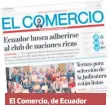  ??  ?? El Comercio, de Ecuador 12 de octubre de 2018