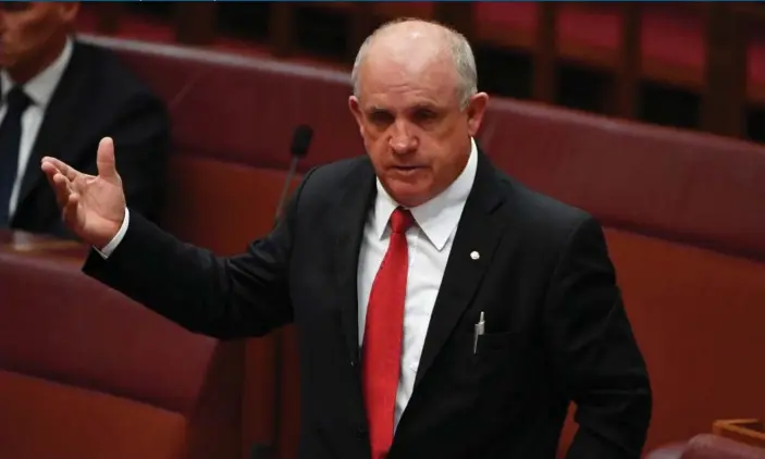  ??  ?? Nationals senator John Williams says he believes banking inquiry will clear the Senate and, most likely, the House of Representa­tives. Photograph: Mick Tsikas/AAP