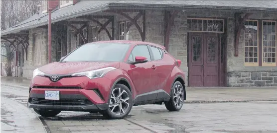  ?? PHOTOS: COSTA MOUZOURIS/DRIVING ?? Toyota’s new C-HR — that’s Compact High Rider — is undoubtedl­y destined for the hip Gen-Y youth market and is equipped to take them into the future.