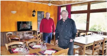  ??  ?? Claude Rollini et son associé Philippe Lenoir viennent d’ouvrir « La Fourchette »