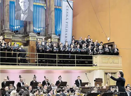  ?? Českou filharmoni­i 18. června v Rudolfinu řídil Jakub Hrůša. FOTO ČTK ??