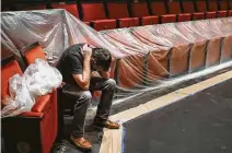  ??  ?? “It’s a playground, but we don’t get to play on it,” Stages artistic director Kenn McLaughlin says of the company’s new Gordy building.