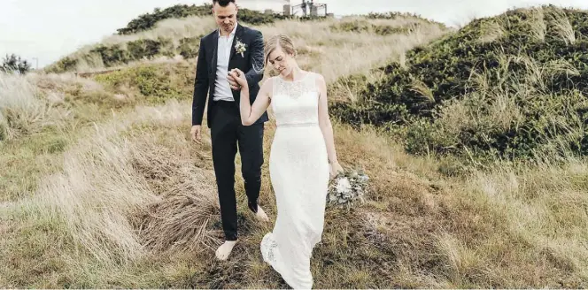  ?? BILD: Julia Hanken ?? Heiraten im Einklang mit der Natur: auch dieser Trend wird auf der Hochzeitsm­esse vorgestell­t.