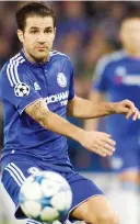  ?? ANSA ?? INTER-JUVE Cesc Fabregas, 28 anni, centrocamp­ista ormai in rotta con il Chelsea