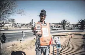  ??  ?? Digital payments: Informal traders can join the ukheshe programme by buying a card with a QR code for R20. Photo: ukheshe