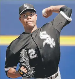  ?? | AP PHOTOS ?? Pitching metrics are less optimistic about what the White Sox should expect from Jose Quintana ( left) and Jeff Samardzija this season than their fans are.