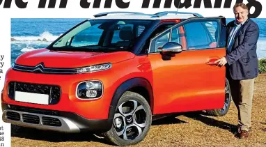  ??  ?? Stand-out: Citroen’s C3 Aircross is fun, practical and quirky, says Ray Massey (right)