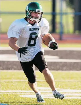  ?? GREG PENDER/The StarPhoeni­x file photo ?? University of Saskatchew­an Huskies receiver Kit Hillis says his team is determined not to
enter the playoffs on a three-game losing streak.