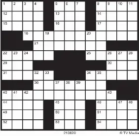 Television crossword PressReader