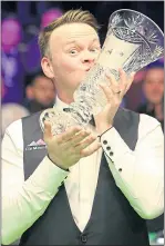  ?? ?? Shaun Murphy celebrates last month’s success