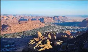  ??  ?? Le site d’Al-Ula est classé au patrimoine mondial de l’Unesco.