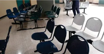  ?? FOTO: CCSS ?? Las instalacio­nes del hospital de Alajuela fueron limpiadas a profundida­d ante sospechas de Covid 19.