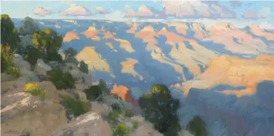  ??  ?? Bill Cramer, Post Meridian, oil, 15 x 30"