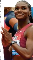  ?? ?? IMPROVED: Dina Asher-Smith beat a strong 100m field in Birmingham