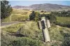  ?? PHOTO: TNS ?? An Azeri missile is embedded in the ground outside Martuni in NagornoKar­abakh.