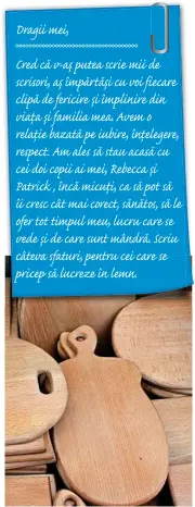  ??  ?? Dacă vrei să fie sigur, curăță bine tocătorul de lemn după fiecare utilizare și lasă-l să se usuce complet înainte de a-l pune în dulap.