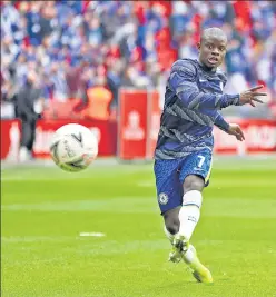  ?? REUTERS ?? Manchester City’s Riyad Mahrez (left) and Chelsea’s N’golo Kante will face off in the Champions League final in Porto on Saturday.