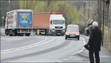  ?? PICTURES: BRUCE ROLLINSON ?? CALL FOR ACTION: Residents of Hickleton have re-formed a Bypass Action Group, arguing their village suffers high levels of pollution from traffic.